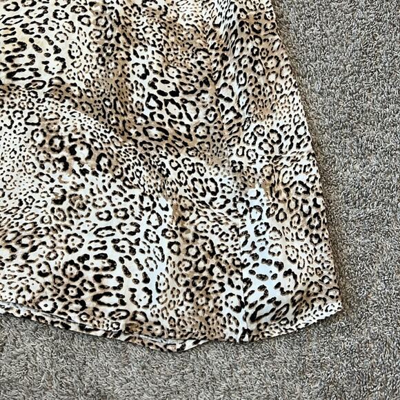 EUC FAITHFULL THE BRAND Marie Louise Midi Dress Mila Animal Print Womens Size 6 - Picture 6 of 16